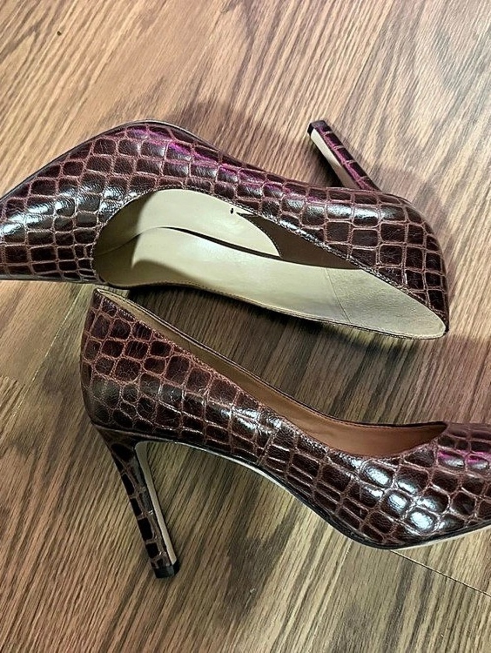 Naturalizer 2 7 EDIT Pointed Toe Heels in Brown US 8.5